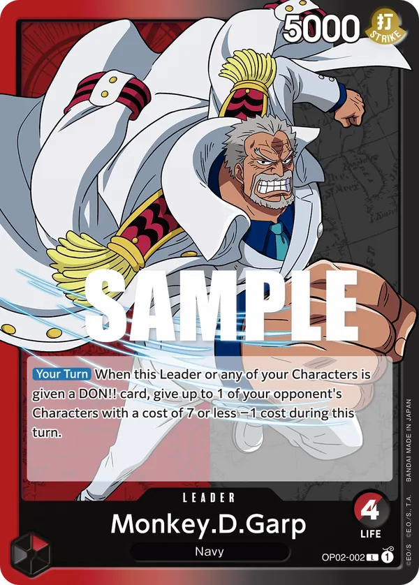 Monkey.D.Garp card