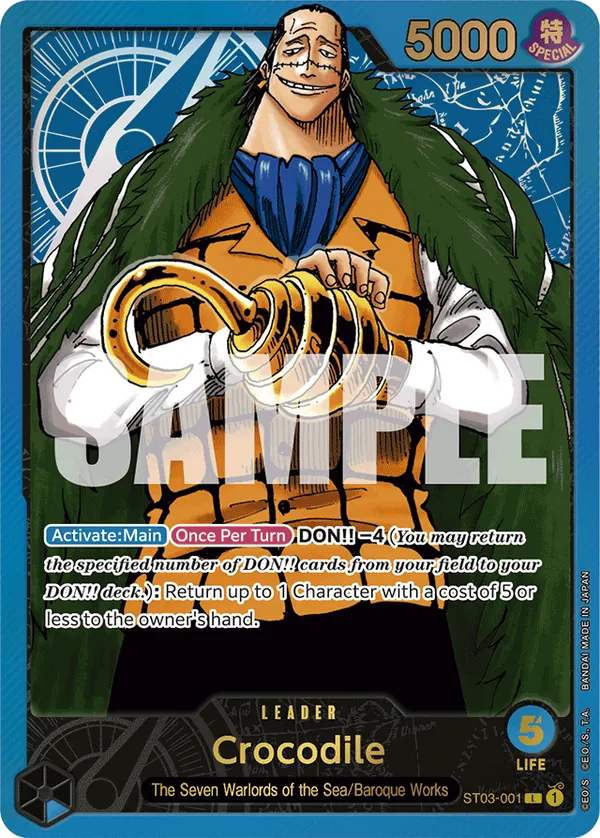 Crocodile card