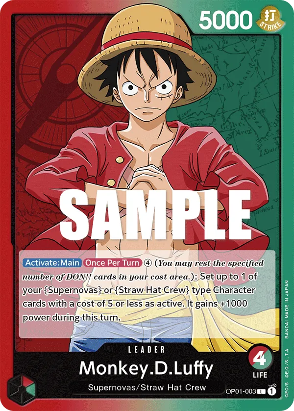 Monkey.D.Luffy card