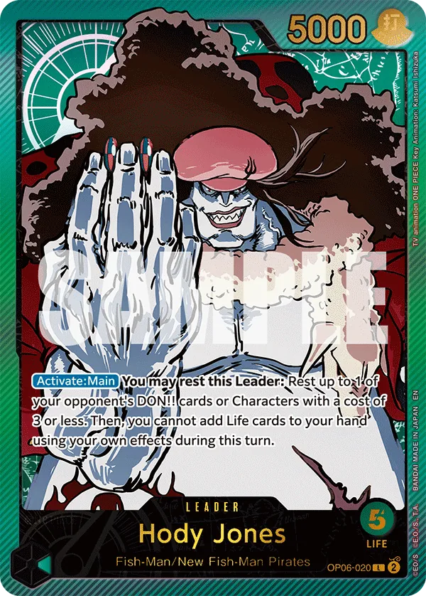 Hody Jones card