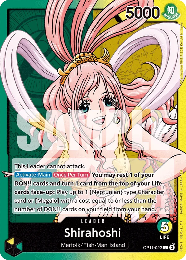 Shirahoshi card