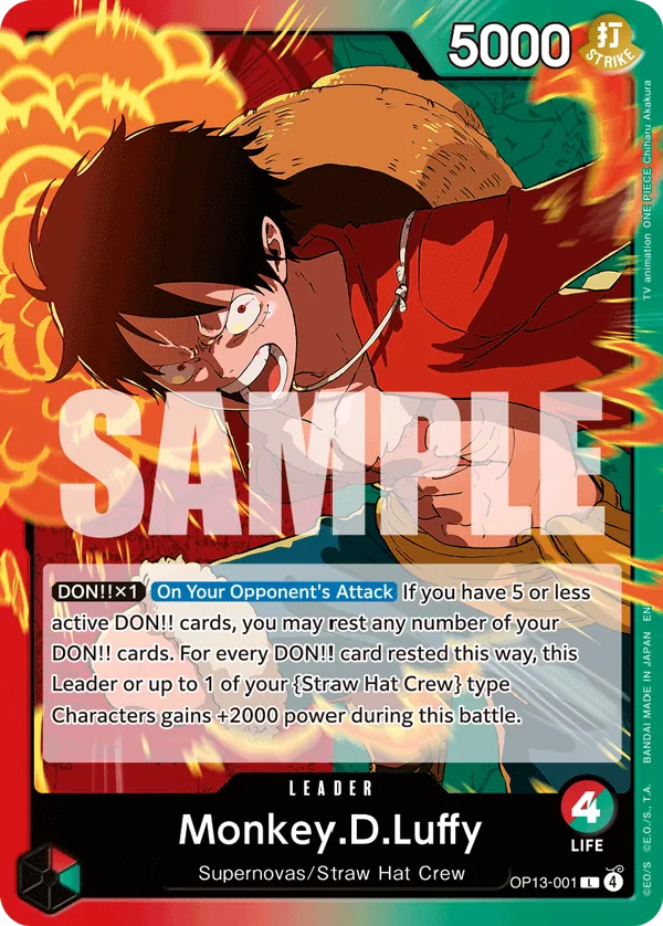 Monkey.D.Luffy card