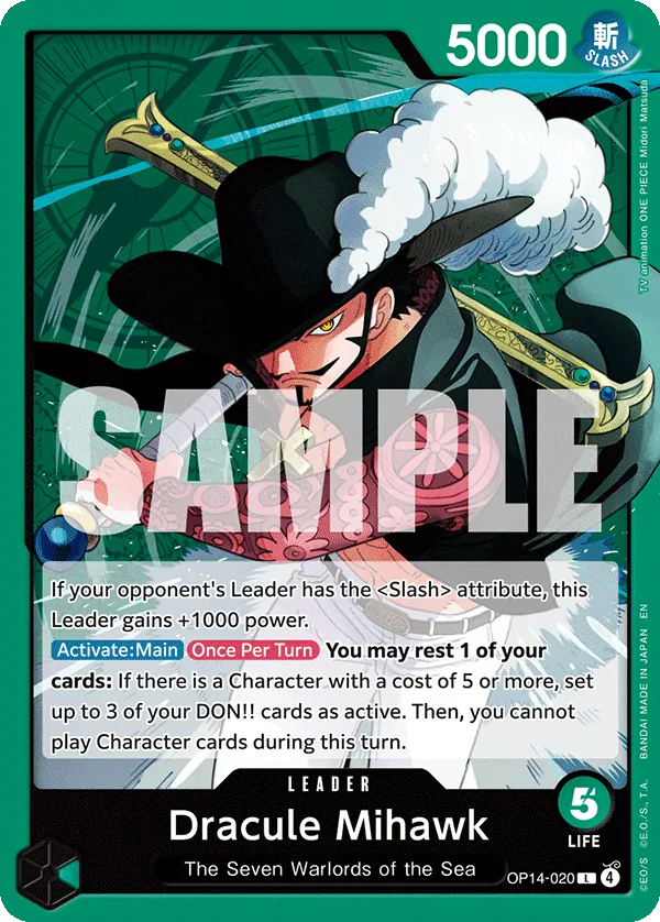 Dracule Mihawk - OP14-020 card