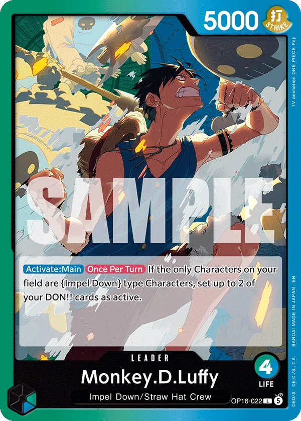 Monkey.D.Luffy card