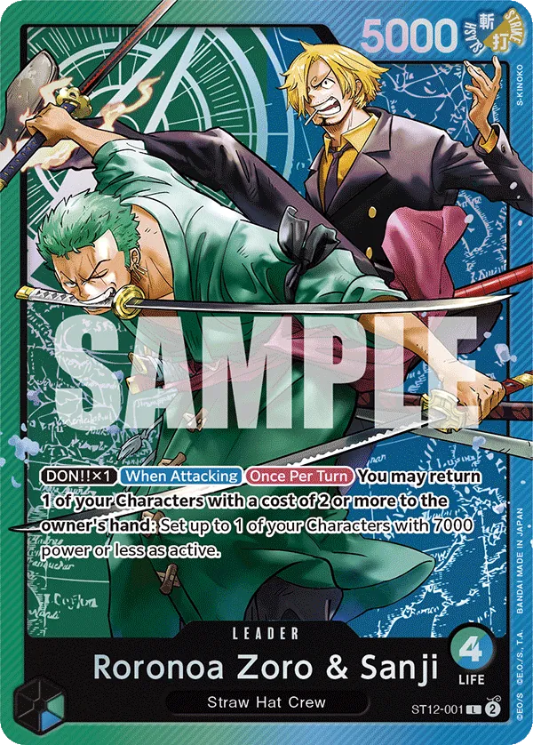 Roronoa Zoro & Sanji card