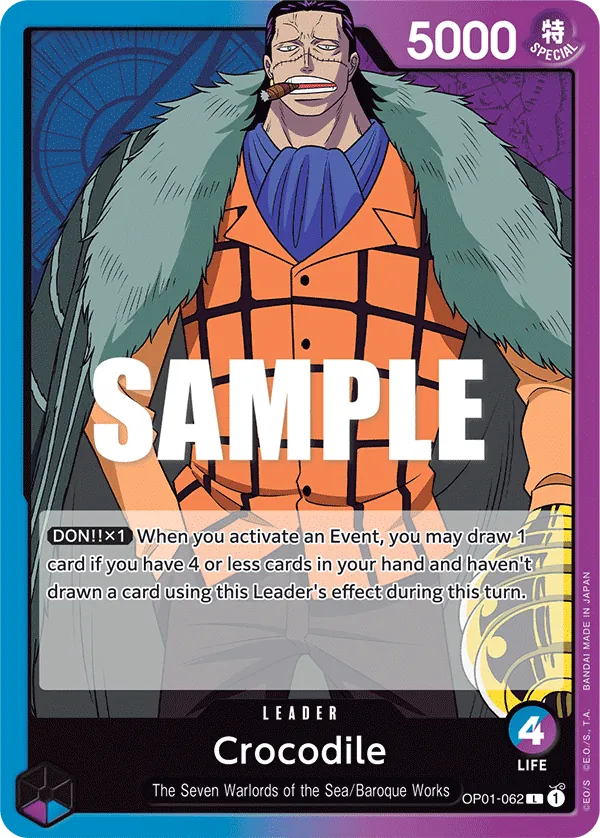 Crocodile card