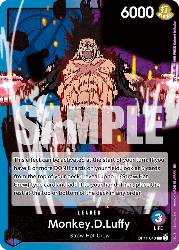 Monkey.D.Luffy card