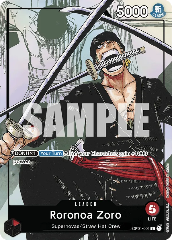 Roronoa Zoro card