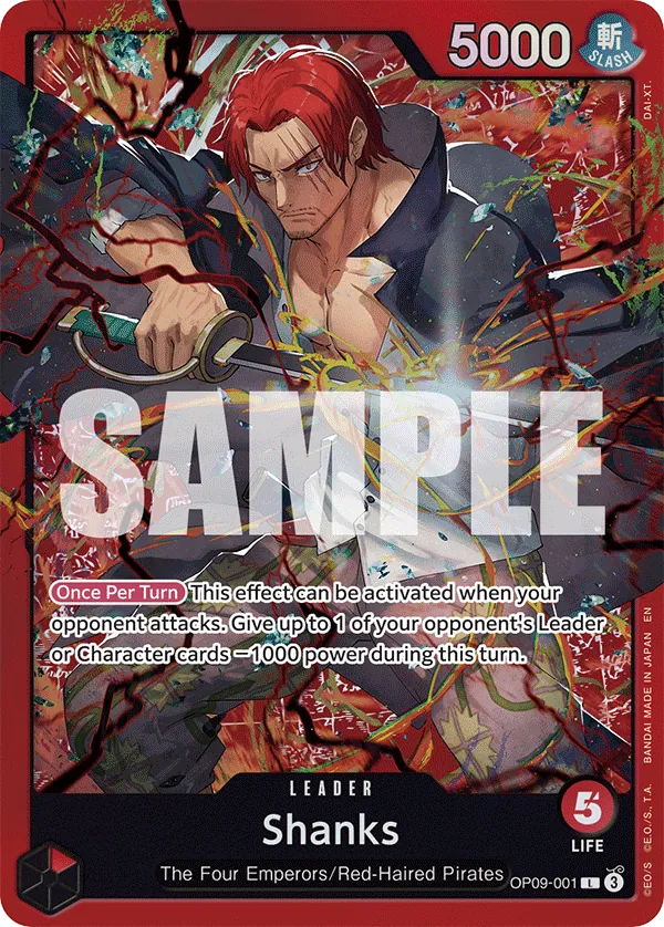 Shanks card