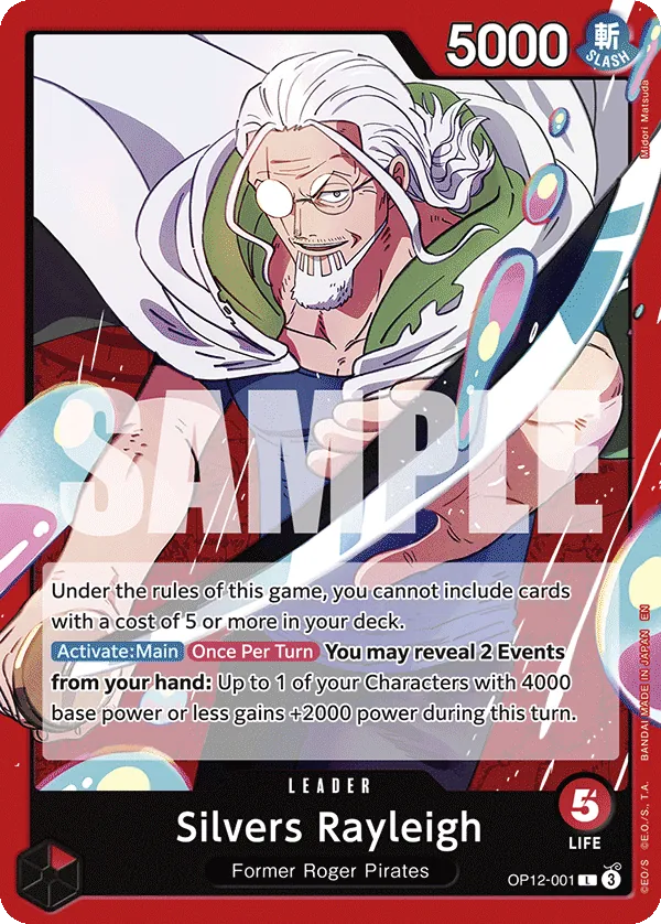 Silvers Rayleigh card