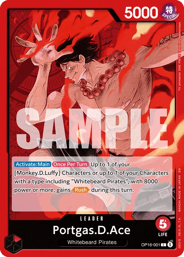 Portgas.D.Ace card
